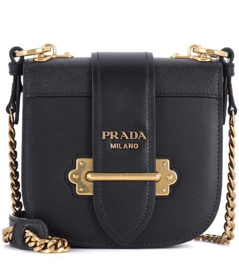 prada pionnière leather shoulder bag